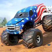 Скачать Fearless US Monster Truck Game Взломанная [MOD Много денег] и [MOD Меню] на Андроид