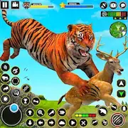 Скачать Tiger Simulator Lion games 3D Взломанная [MOD Бесконечные монеты] и [MOD Меню] на Андроид