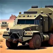 Скачать Truck Simulator Army Games 3D Взломанная [MOD Много монет] и [MOD Меню] на Андроид