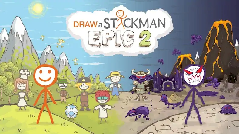 Скачать Draw a Stickman: EPIC 2 Взломанная [MOD Unlocked] APK на Андроид