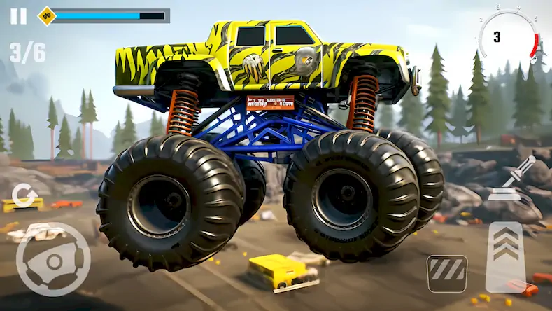 Скачать 4x4 Monster Truck Racing Games Взломанная [MOD Всё открыто] APK на Андроид