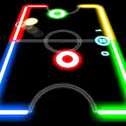 Скачать Glow Hockey Взломанная [MOD Бесконечные монеты] и [MOD Меню] на Андроид