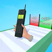 Скачать Phone Runner Evolution Race 3D Взломанная [MOD Всё открыто] и [MOD Меню] на Андроид