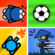 Скачать 2 Player Games : Red vs Blue Взломанная [MOD Бесконечные монеты] и [MOD Меню] на Андроид