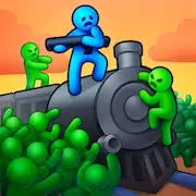 Скачать Train Defense: Зомби Игра Взломанная [MOD Бесконечные монеты] и [MOD Меню] на Андроид