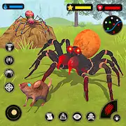 Скачать Spider Simulator : Spider Game Взломанная [MOD Много монет] и [MOD Меню] на Андроид