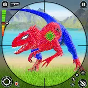Скачать Wild Dinosaur Hunter Gun Games Взломанная [MOD Много монет] и [MOD Меню] на Андроид