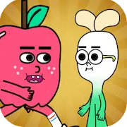 Скачать apple and onion running game Взломанная [MOD Много монет] и [MOD Меню] на Андроид