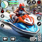 Скачать Jetski Boat racing: Boat Games Взломанная [MOD Много монет] и [MOD Меню] на Андроид