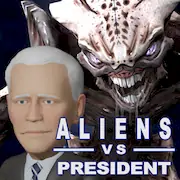Скачать Aliens vs President Взломанная [MOD Бесконечные монеты] и [MOD Меню] на Андроид