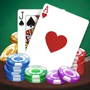 Скачать Блэкджек - 21 очко покер игра Взломанная [MOD Много монет] и [MOD Меню] на Андроид