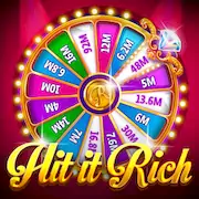 Скачать Hit it Rich! Casino Slots Game Взломанная [MOD Много денег] и [MOD Меню] на Андроид