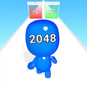 Скачать Man Runner 2048: Run and Merge Взломанная [MOD Unlocked] и [MOD Меню] на Андроид