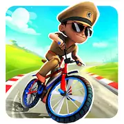 Скачать Little Singham Cycle Race Взломанная [MOD Бесконечные монеты] и [MOD Меню] на Андроид
