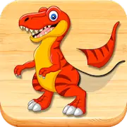 Скачать Динозавры - пазлы для детей Взломанная [MOD Unlocked] и [MOD Меню] на Андроид
