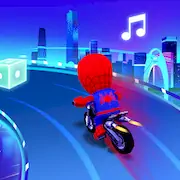 Скачать Beat Racing:Car&Music игра Взломанная [MOD Бесконечные монеты] и [MOD Меню] на Андроид