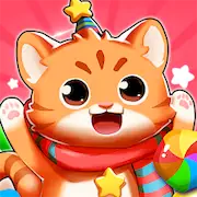 Скачать Candy Cat - Pet match 3 games Взломанная [MOD Бесконечные деньги] и [MOD Меню] на Андроид