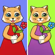 Скачать Найди отличия: Милые Котики Взломанная [MOD Много монет] и [MOD Меню] на Андроид