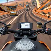Скачать Moto Rider GO: Highway Traffic Взломанная [MOD Много монет] и [MOD Меню] на Андроид