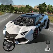 Скачать Mega Car Crash Simulator Взломанная [MOD Unlocked] и [MOD Меню] на Андроид