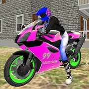 Скачать Мотоцикл гоночная игра Взломанная [MOD Много монет] и [MOD Меню] на Андроид