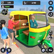 Скачать Тук Тук Авто Вождение Игры 3D Взломанная [MOD Бесконечные монеты] и [MOD Меню] на Андроид