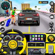Скачать US Taxi Car Driving Simulator Взломанная [MOD Бесконечные деньги] и [MOD Меню] на Андроид