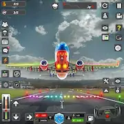 Скачать Real Flight Sim Airplane Games Взломанная [MOD Бесконечные монеты] и [MOD Меню] на Андроид