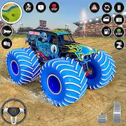 Скачать 4x4 Monster Truck Stunt Games Взломанная [MOD Много денег] и [MOD Меню] на Андроид