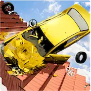 Скачать Beam Drive Crash Death Stair C Взломанная [MOD Всё открыто] и [MOD Меню] на Андроид