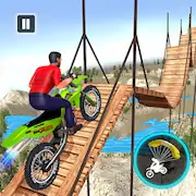 Скачать байк-трюк - игра на мотоциклах Взломанная [MOD Бесконечные деньги] и [MOD Меню] на Андроид