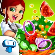 Скачать My Salad Bar: Veggie Food Game Взломанная [MOD Много денег] и [MOD Меню] на Андроид