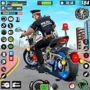 Скачать Police Moto Bike Chase Crime Взломанная [MOD Много денег] и [MOD Меню] на Андроид