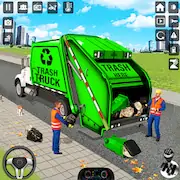 Скачать мусора грузовик Водитель симул Взломанная [MOD Много денег] и [MOD Меню] на Андроид