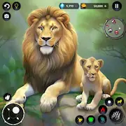 Скачать Симулятор Льва Игры Льва Взломанная [MOD Много монет] и [MOD Меню] на Андроид