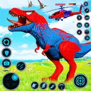 Скачать Dino Hunter : игры динозавров Взломанная [MOD Unlocked] и [MOD Меню] на Андроид