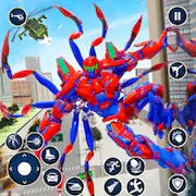 Скачать Spider Robot: Robot Car Games Взломанная [MOD Бесконечные монеты] и [MOD Меню] на Андроид