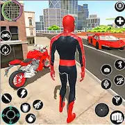 Скачать Flying Spider Rope Hero Fight Взломанная [MOD Много монет] и [MOD Меню] на Андроид