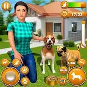 Скачать Виртуальный симулятор собачьей Взломанная [MOD Много монет] и [MOD Меню] на Андроид