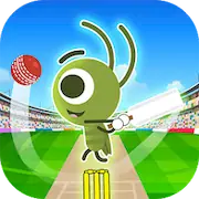 Скачать Doodle Cricket - Cricket Game Взломанная [MOD Бесконечные монеты] и [MOD Меню] на Андроид