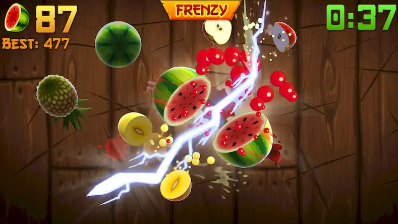 Скачать Fruit Ninja® Взломанная [MOD Всё открыто] APK на Андроид