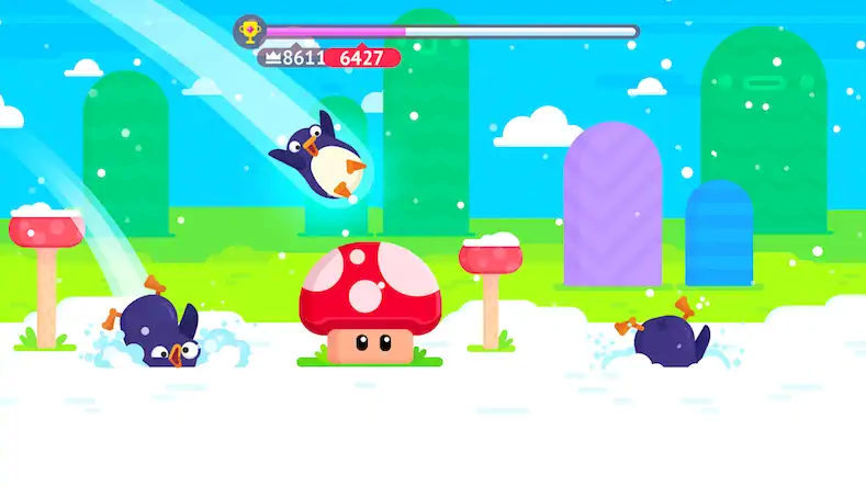 Скачать Bouncemasters: прыжки пингвина Взломанная [MOD Всё открыто] APK на Андроид