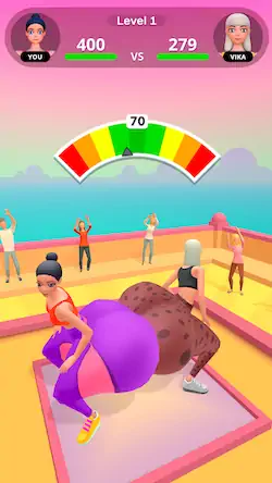 Скачать Twerk Race 3D－тверк-батл игра Взломанная [MOD Бесконечные деньги] APK на Андроид