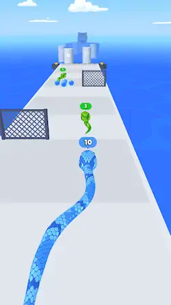 Скачать Snake Run Race: Змейка-бегалка Взломанная [MOD Много монет] APK на Андроид