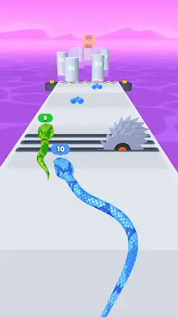 Скачать Snake Run Race: Змейка-бегалка Взломанная [MOD Много монет] APK на Андроид