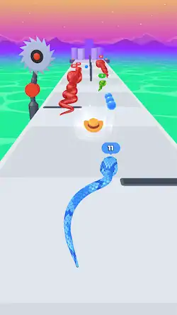 Скачать Snake Run Race: Змейка-бегалка Взломанная [MOD Много монет] APK на Андроид
