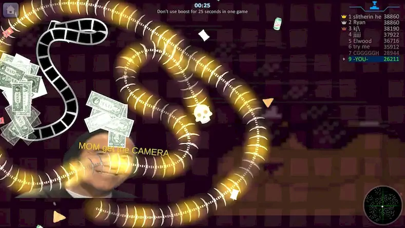 Скачать Змейка.io Worms vs Snake Zone Взломанная [MOD Много денег] APK на Андроид