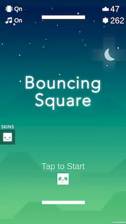 Скачать Bouncing Square Взломанная [MOD Бесконечные монеты] APK на Андроид