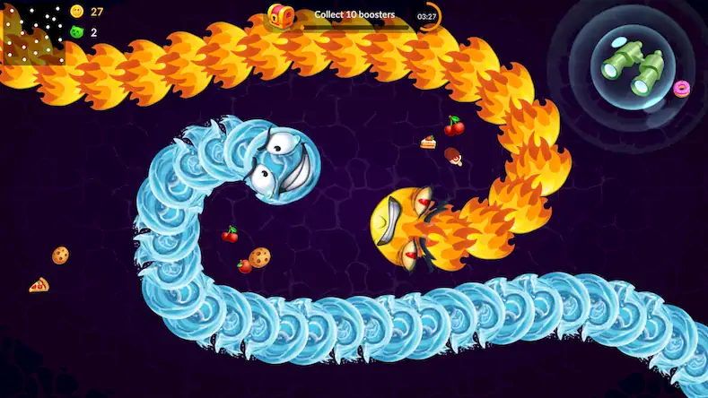 Скачать Snake Worms .io: Fun Game Zone Взломанная [MOD Бесконечные монеты] APK на Андроид