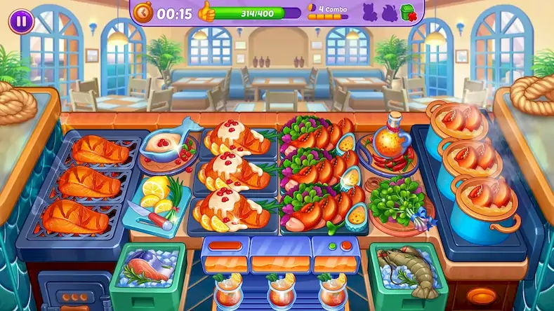 Скачать Cooking Crush: кухня игра Взломанная [MOD Много денег] APK на Андроид